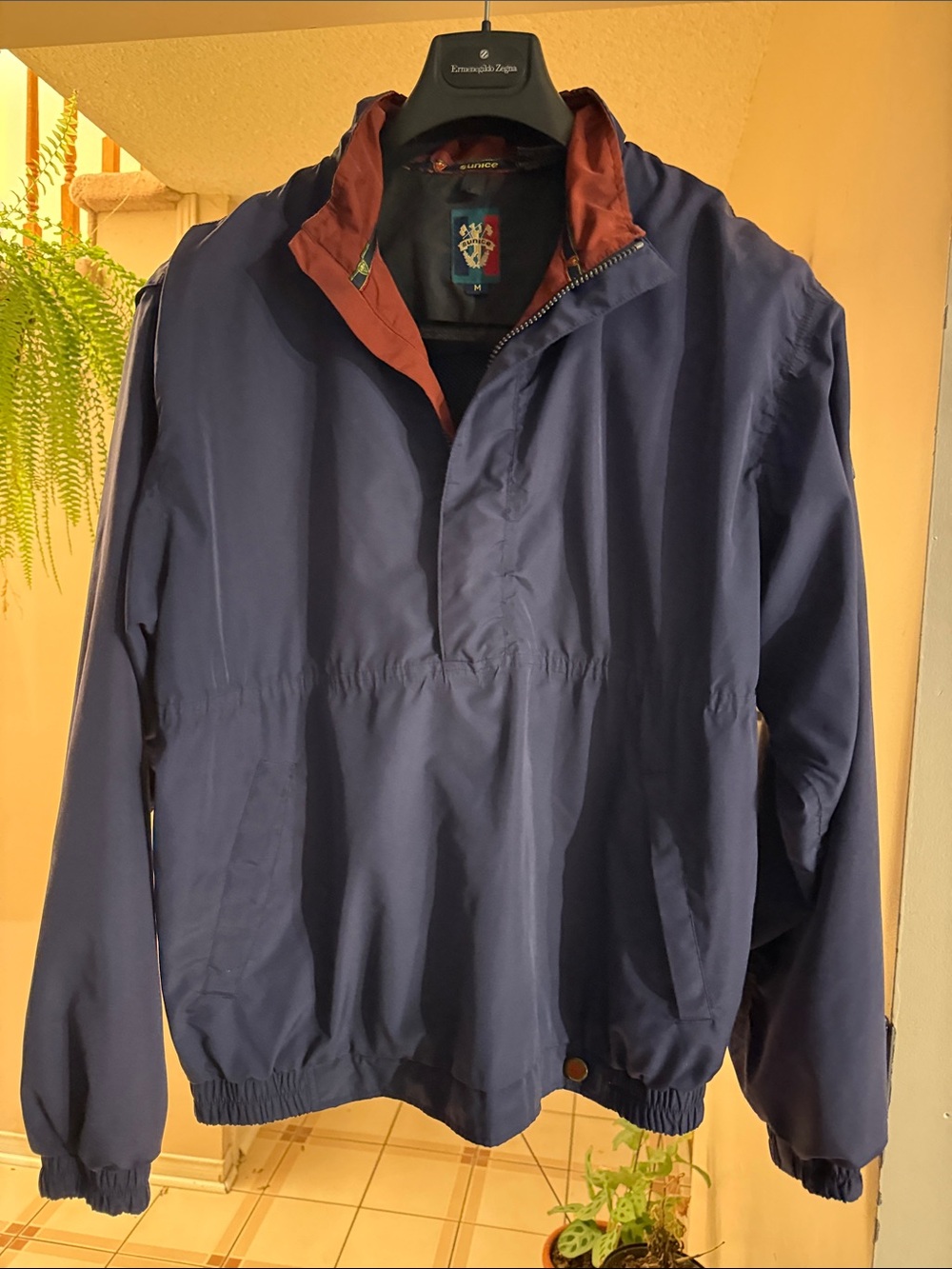 Sunice Navy Pullover Windbreaker